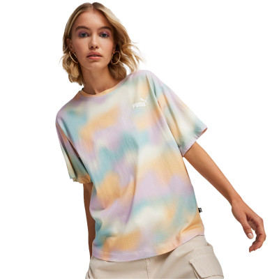 Camiseta Essentials + Summer Daze Relaxed Mujer