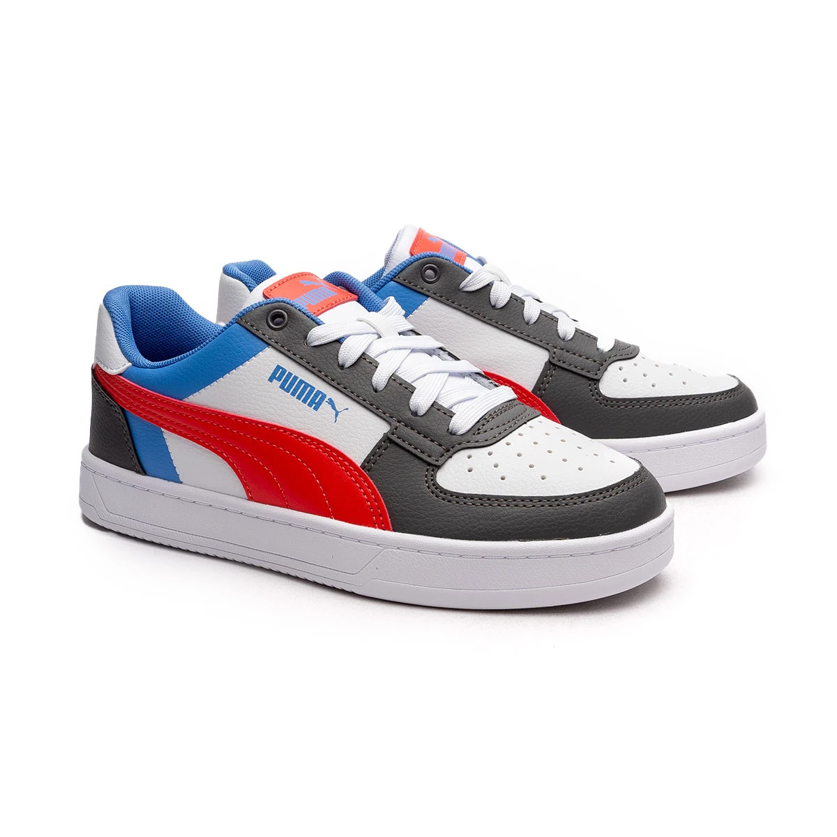 Zapatilla Puma Caven 2.0 Block Ni o White Black Cool Dark Gray
