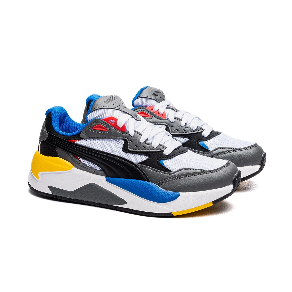 Baskets Puma Enfants X Ray Speed Team Royal White Lime Pow Futbol Emotion