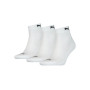 Cushioned Quarter (3 Pares)-Bijelo