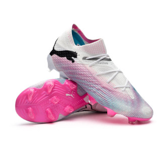 Future 7 Ultimate FG/AG Mujer White-Black-Poison Pink