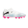 Future 7 Match FG/AG-White-Black-Poison Pink