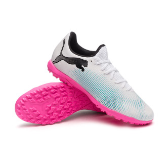 Future 7 Play Turf White-Black-Poison Pink