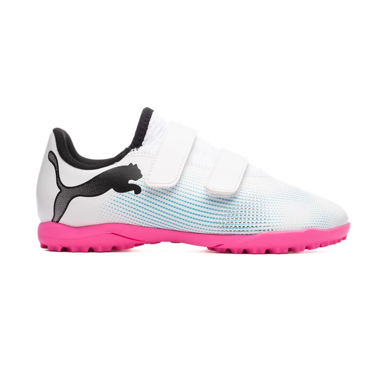 bota-puma-future-7-play-turf-cinta-adhesiva-nino-white-black-poison-pink-1
