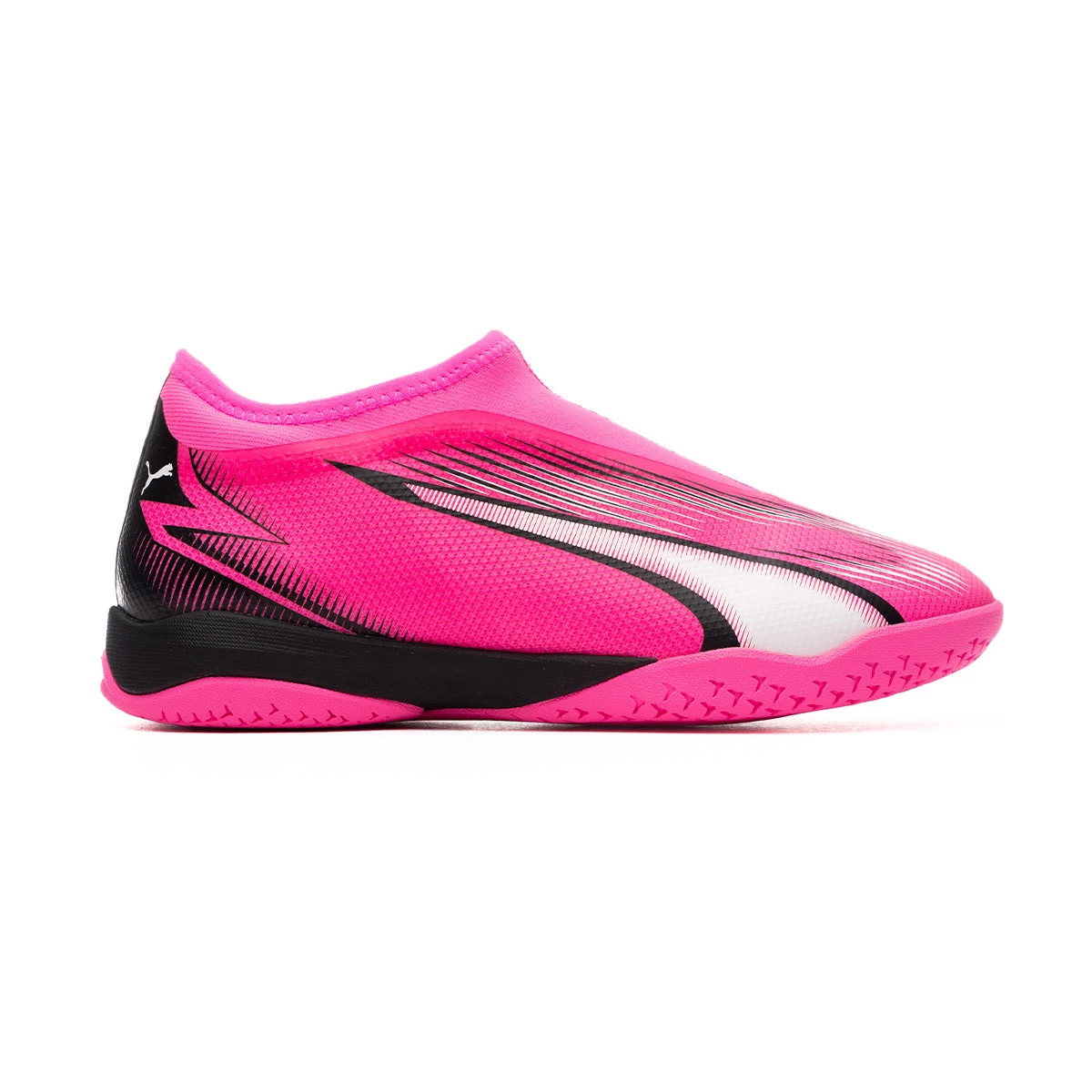 Futsal shoes Puma Kids Ultra Match LL IT Mid Poison Pink White Black Futbol Emotion