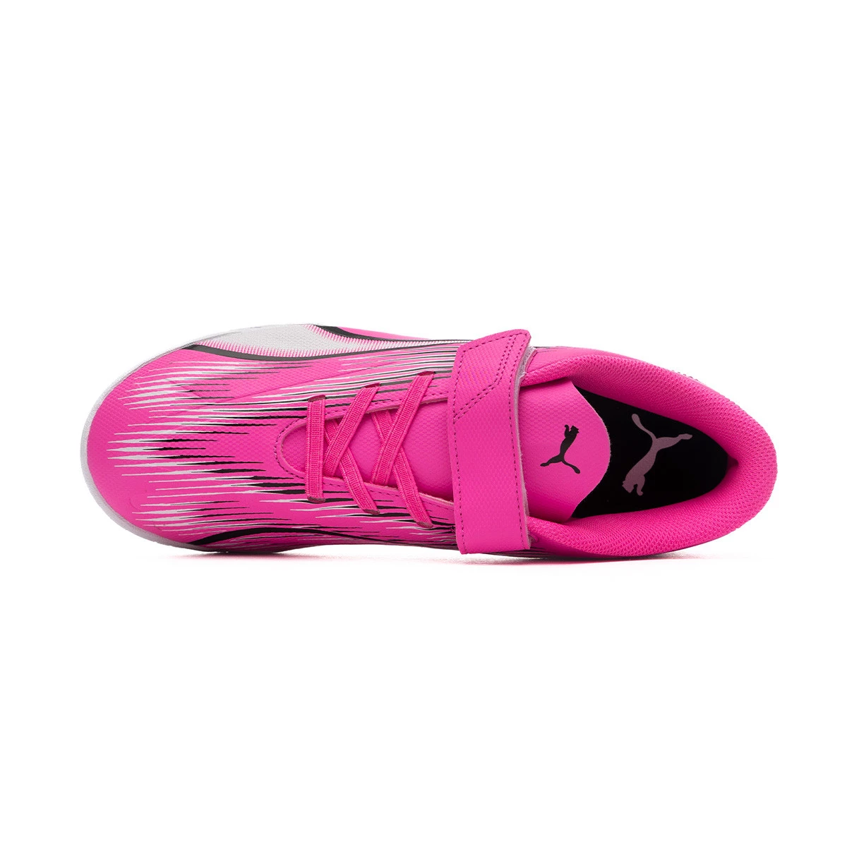 Indoor boots Puma Kids Ultra Play IT Adhesive Strap Poison Pink White Black
