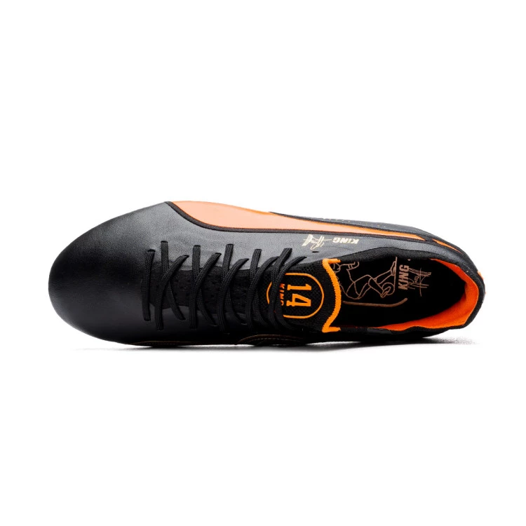 bota-puma-king-ultimate-cruyff-edition-fgag-black-white-rickie-orange-gold-frosted-ivory-4
