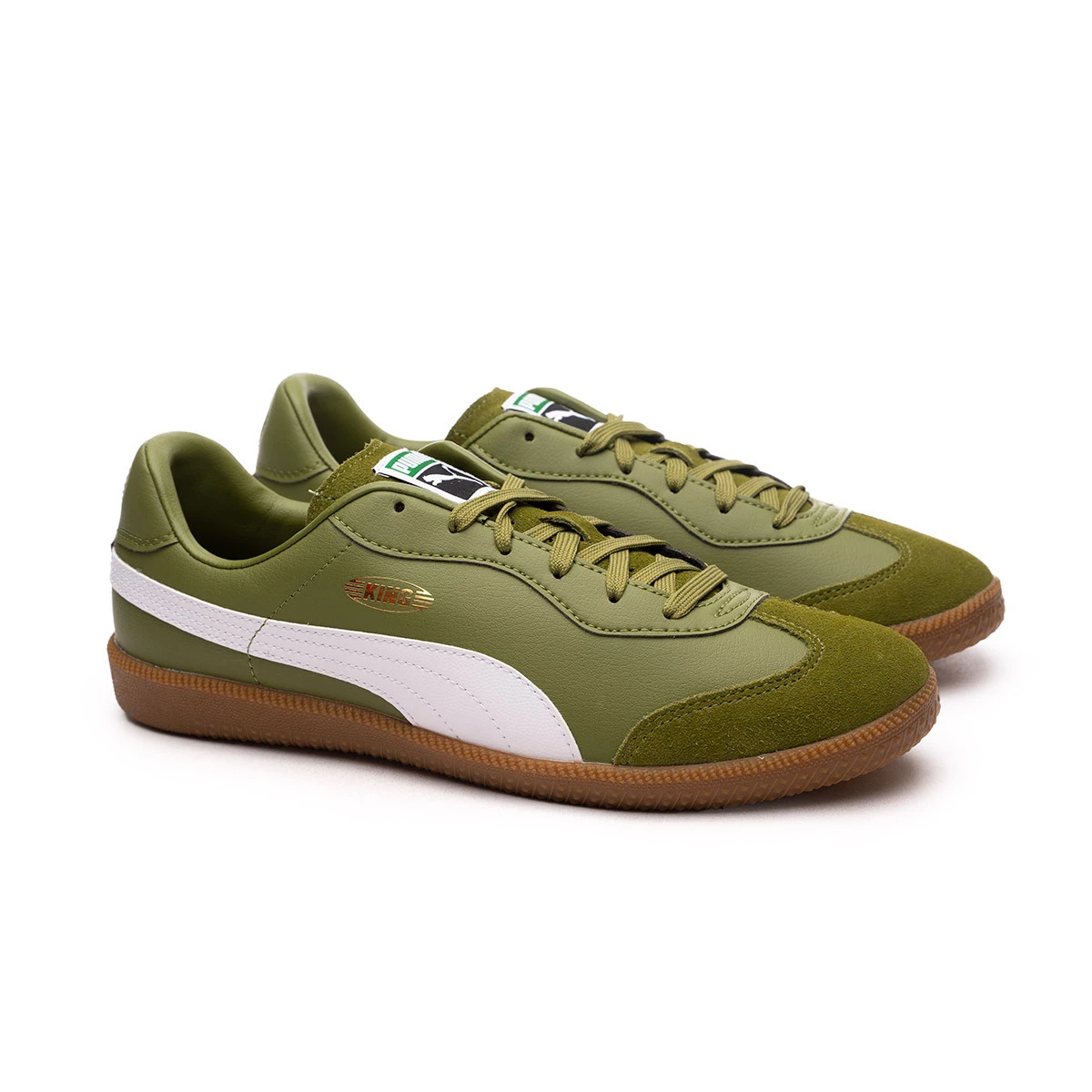 Indoor boots Puma King 21 IT Olive Green White F tbol Emotion
