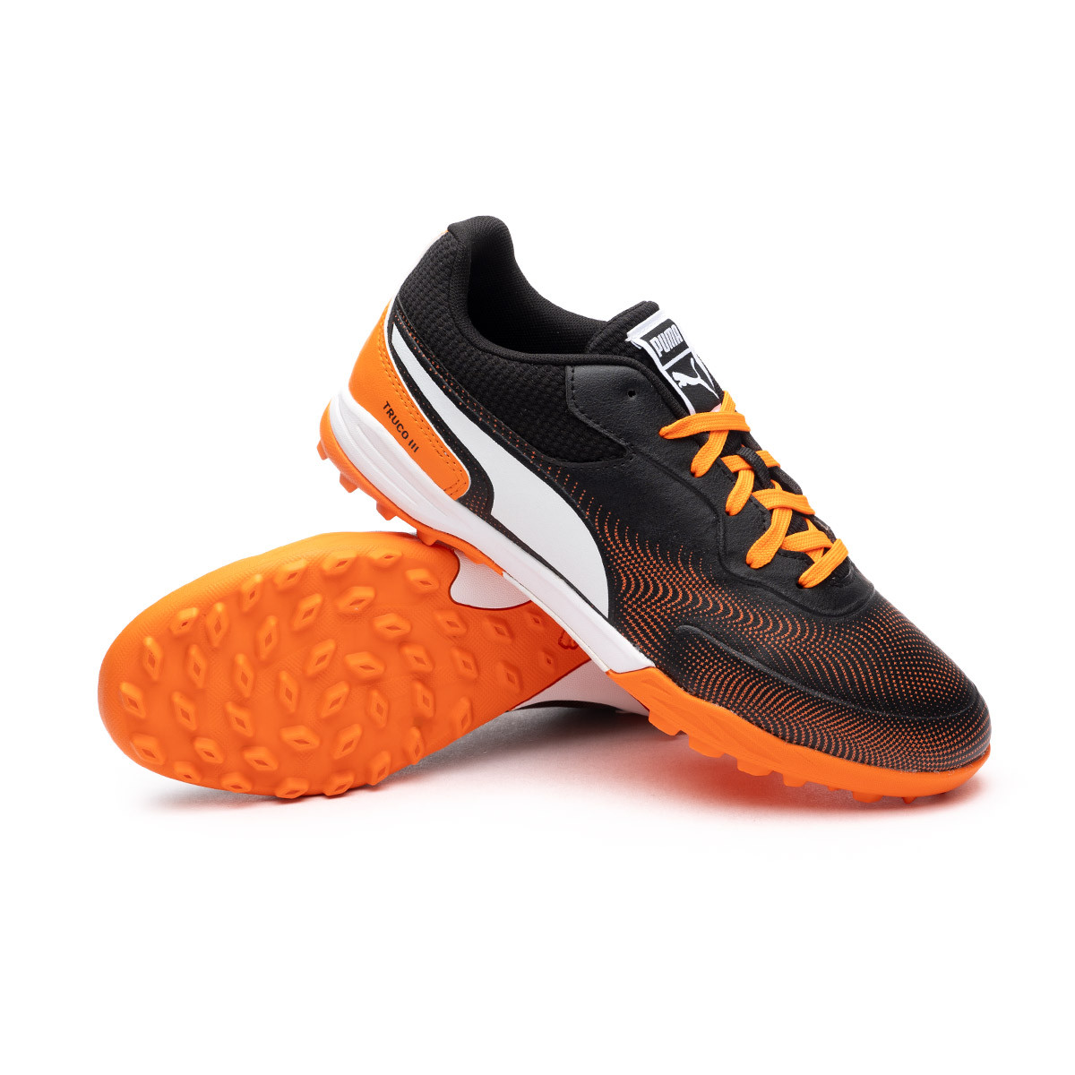 Black and orange deals turf shoes