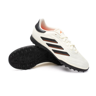 Kids Copa Pure 2 League Turf Ivory-Core Black-Solar Red