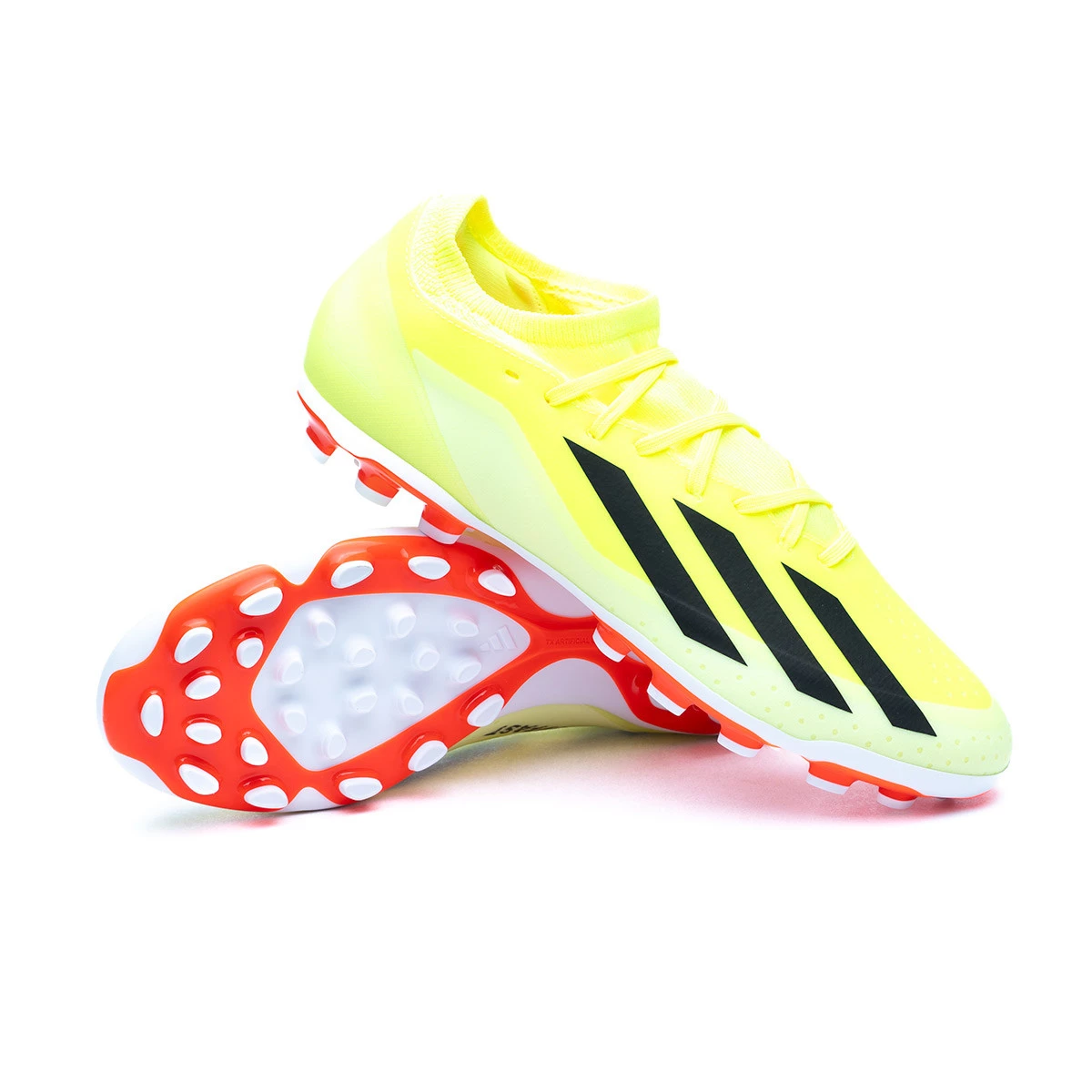 Football Boots adidas X Crazyfast League AG 2G 3G Team Solar Yellow Core Black Ftwr White Futbol Emotion