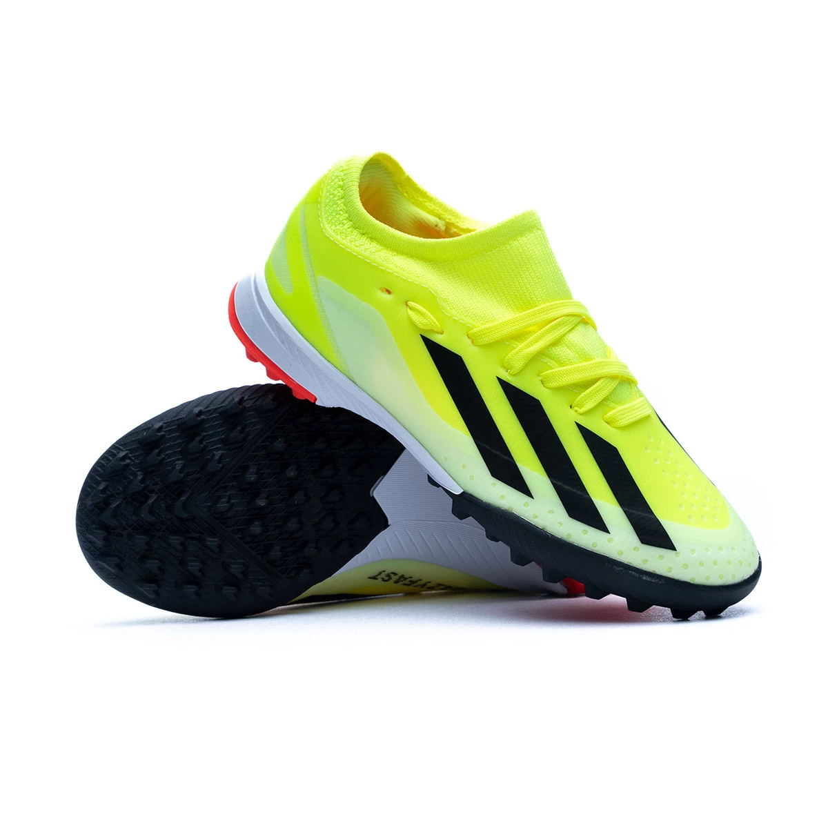 Football Boots adidas Kids X Crazyfast League Turf Team Solar Yellow Core Black Ftwr White Futbol Emotion