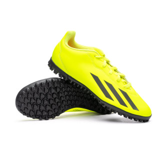 X Crazyfast Club Turf Bambino Team Solar Yellow-Core Black-Ftwr White