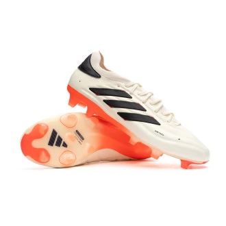 Bota Copa Pure 2+ FG Ivory-Core Black-Solar Red