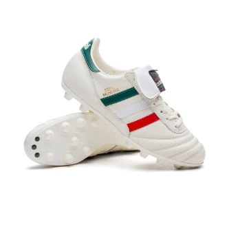 Chuteira Copa Mundial Mexico Off White-Collegiate Green-Core Black