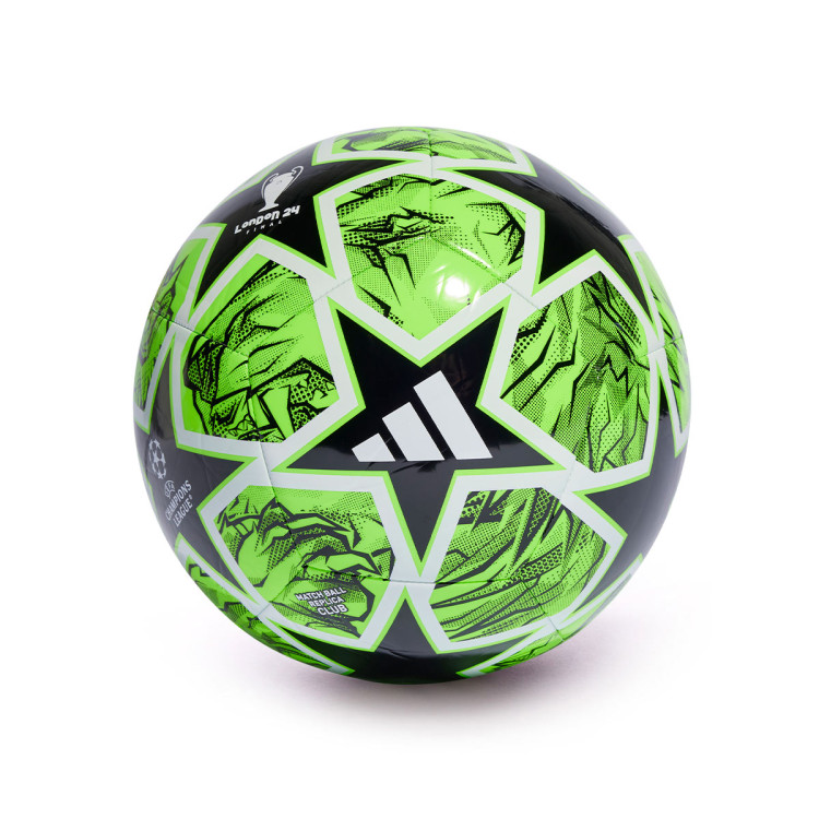 Balón adidas Oficial Champions League 2023-2024 White-Silver  Metallic-Bright Cyan-Team Royal - Fútbol Emotion