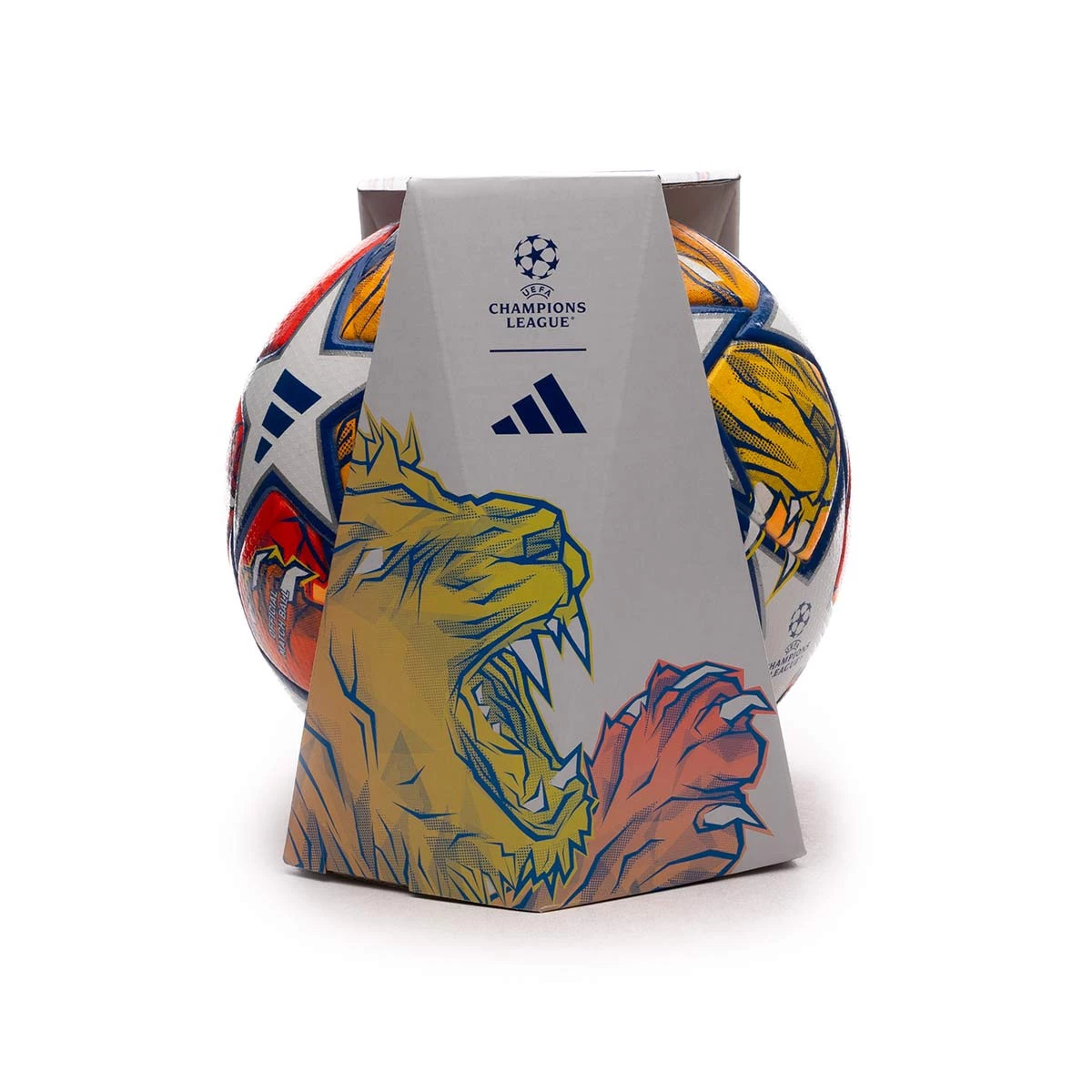 Balón adidas Champions League Club 2023-2024 Bright cyan-Dark purple-Silver  met - Fútbol Emotion