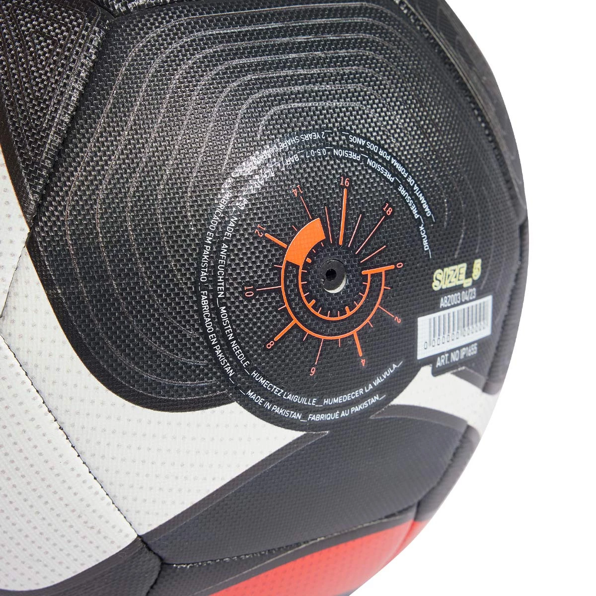 Ball adidas Predator Training Core Black Solar Red Team Solar Yellow Futbol Emotion