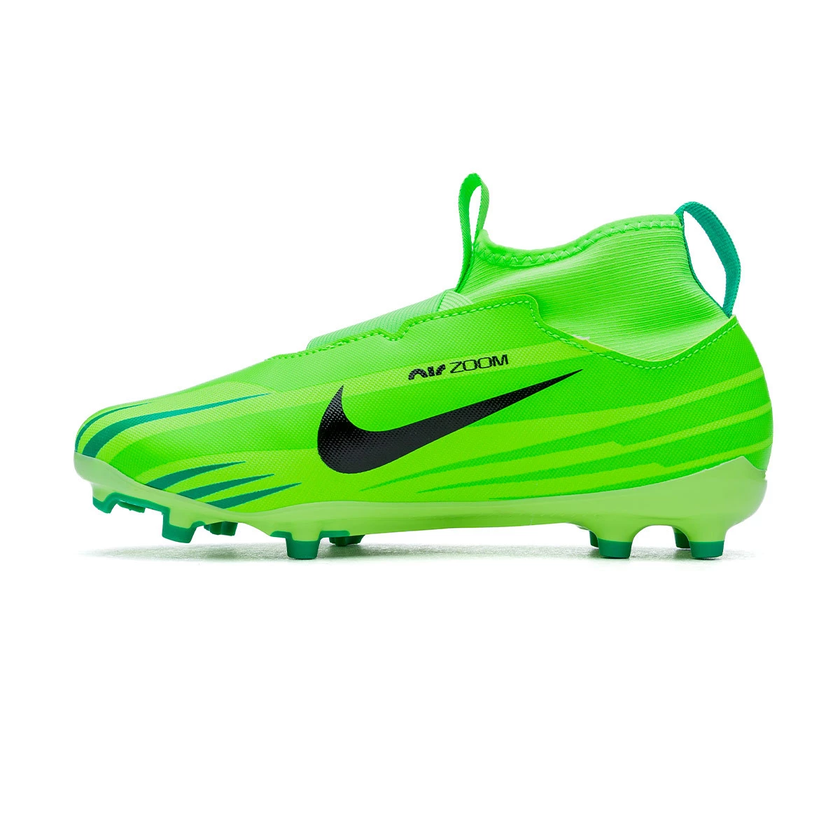 Football Boots Nike Kids Air Zoom Mercurial Superfly 9 Academy MDS FG MG Green Strike Black Stadium Green Futbol Emotion