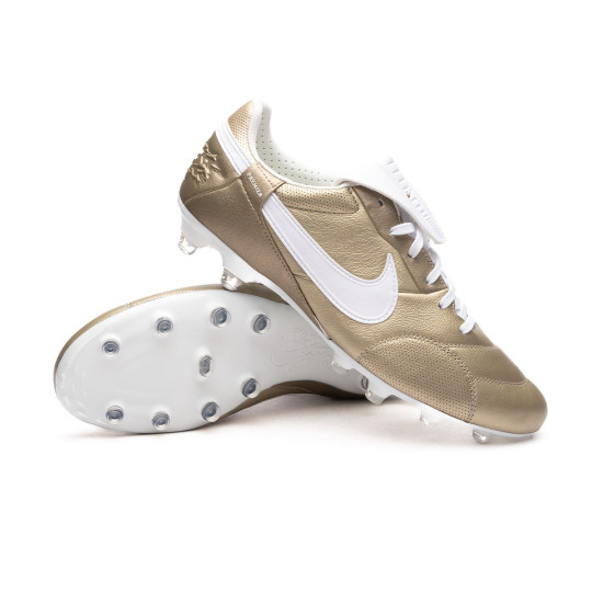 Football Boots Nike Premier III FG Mtlc Gold Grain-White-Mtlc Gold