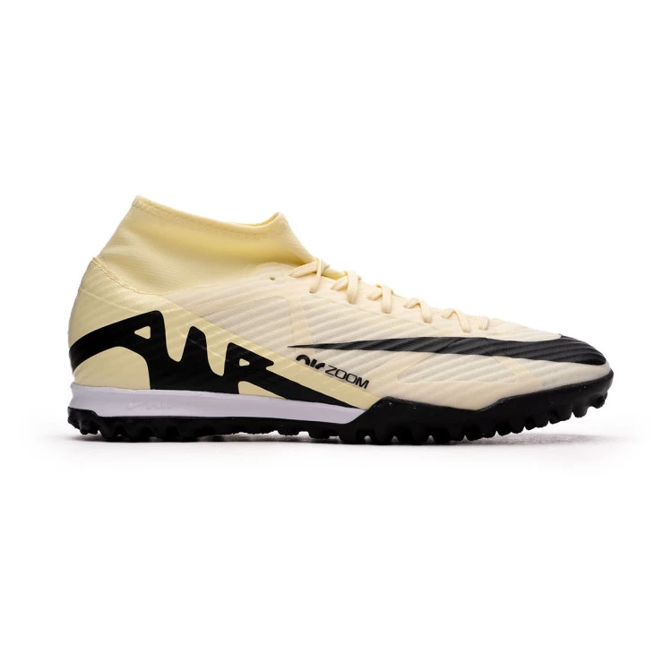 Football Boots Nike Air Zoom Mercurial Superfly 9 Academy Turf Lemonade Black Futbol Emotion