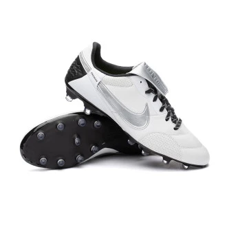 Chaussure de football The Nike Premier III FG Photon Dust-Mtlc Silver-Black