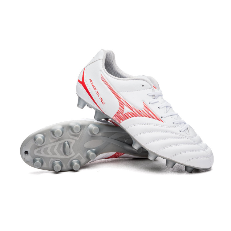 Football Boots Mizuno Monarcida Neo III Select FG White - Fútbol