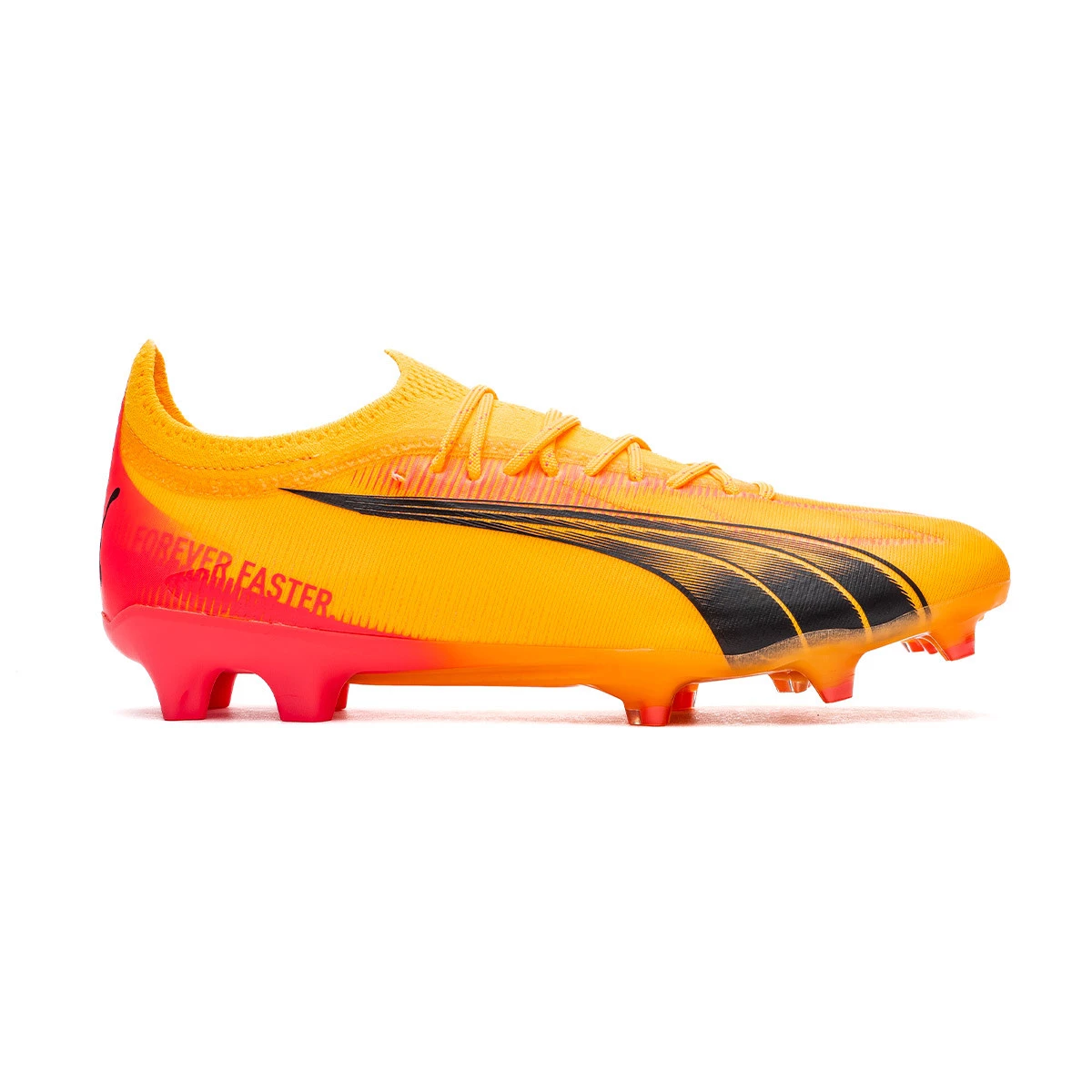 Football Boots Puma Ultra Ultimate FG AG Sun Stream Black Sunset Glow Futbol Emotion