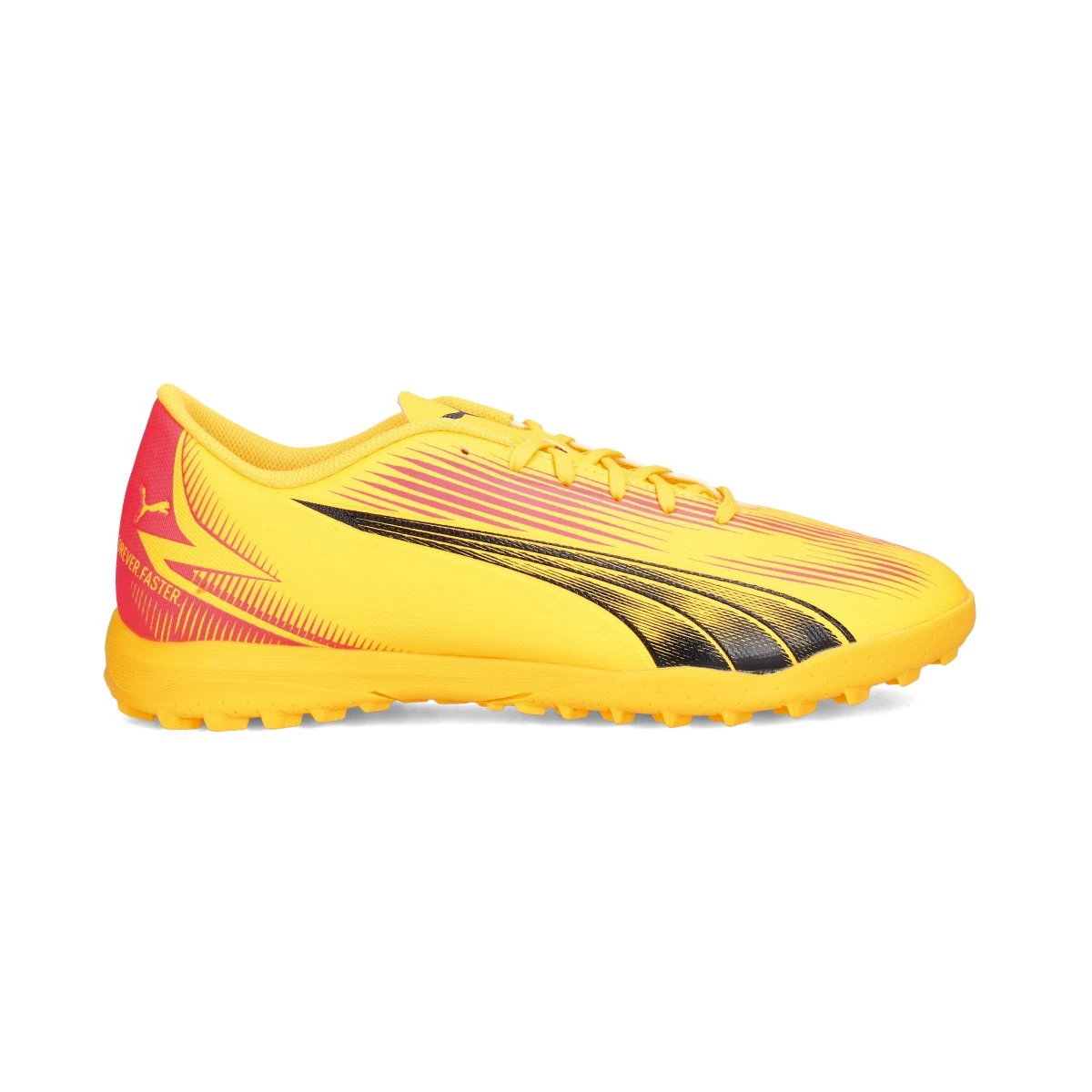 Football Boots Puma Ultra Play Turf Sun Stream Black Sunset Glow Futbol Emotion
