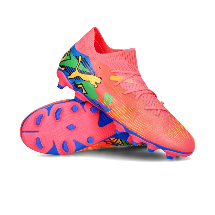 Bota de fútbol Puma Future Match Neymar Jr FG/AG Niño Sunset
