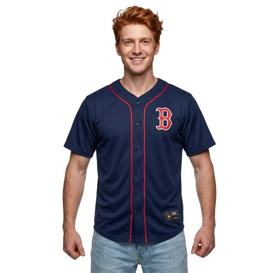 T-Shirt Fanatics Mlb Core Foundation Jersey Boston Sox White-Black