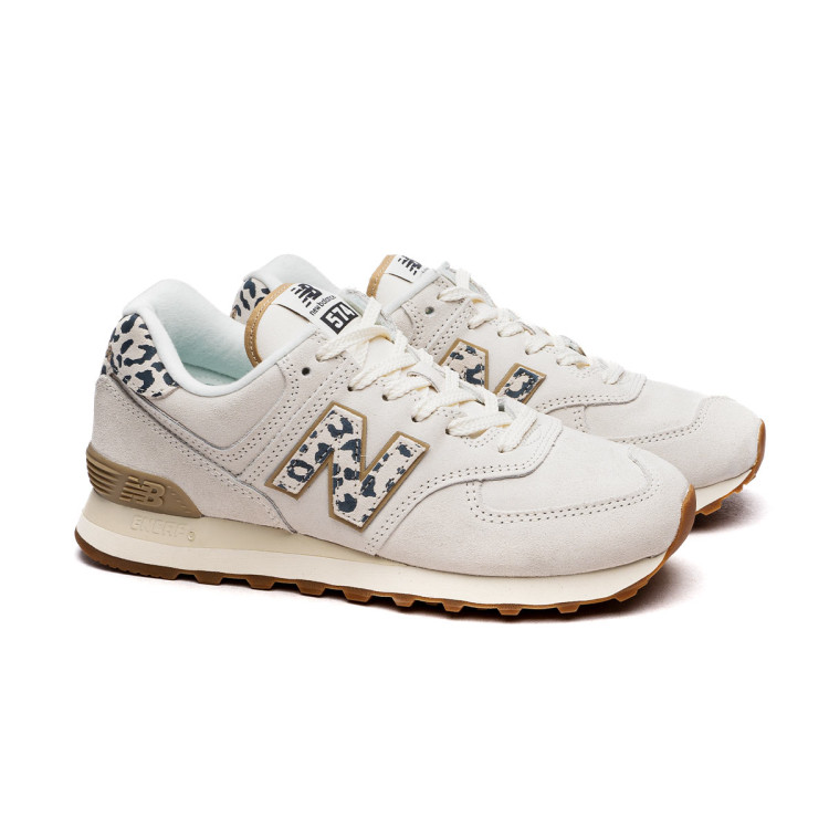 Tenis New Balance 574 Mujer Sea Salt Fútbol Emotion