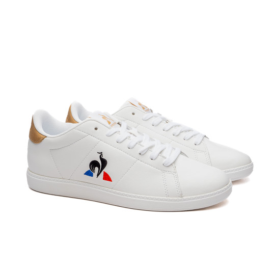 Baskets Le coq sportif Courtset 2 Optical Optical White Tan Futbol Emotion