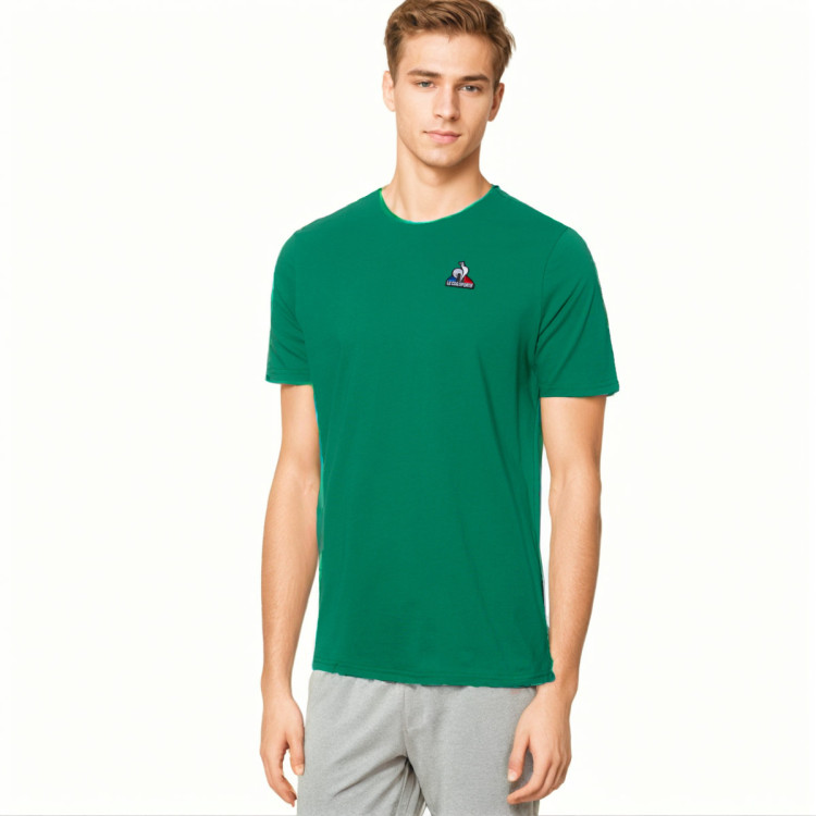 camiseta-le-coq-sportif-essentiels-n4-verde-0