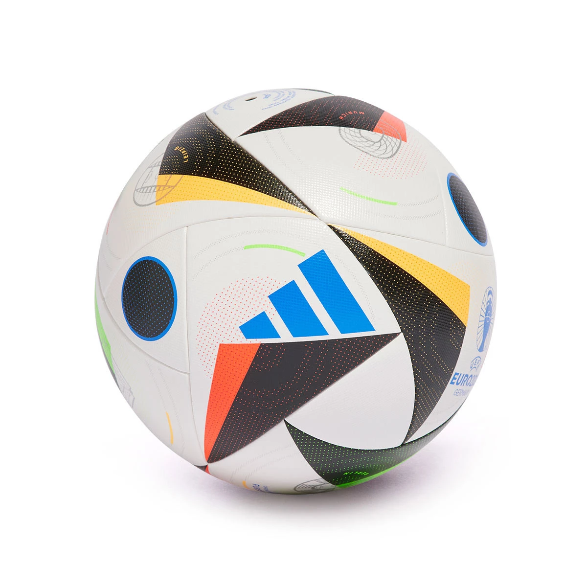 Ball adidas Euro24 Competition White Black Glory blue Futbol Emotion