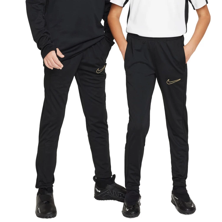 Trousers Nike Dri Fit Academy 23 Nino Black Metallic Gold Futbol Emotion