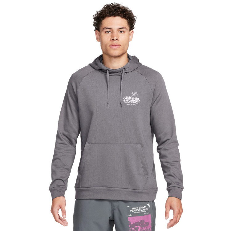 Sweatshirt Nike Dri-Fit Graphic Iron Grey-Photon Dust