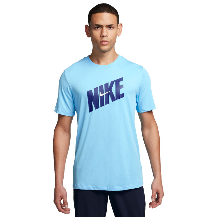 T-Shirt Nike Dri-Fit Novelty Aquarius Blue - Fútbol Emotion