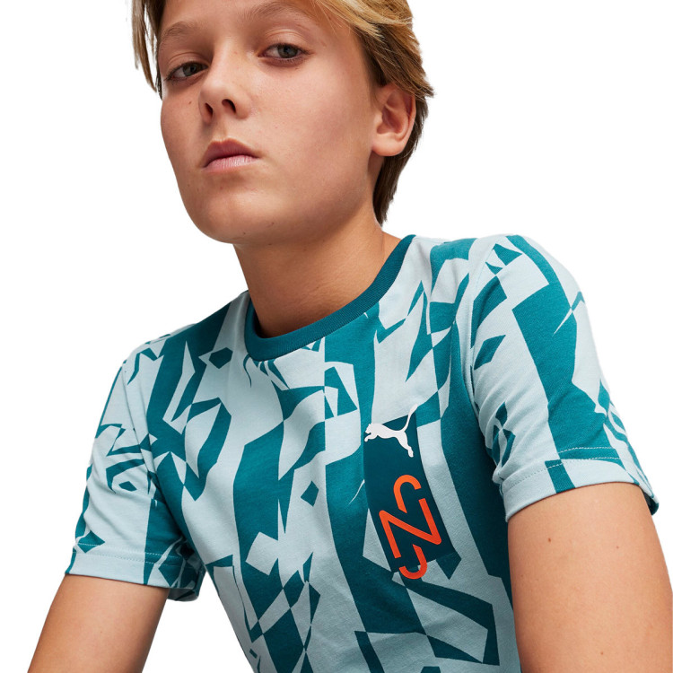 Neymar Jr Future Printed Youth Football Jersey Blue Puma