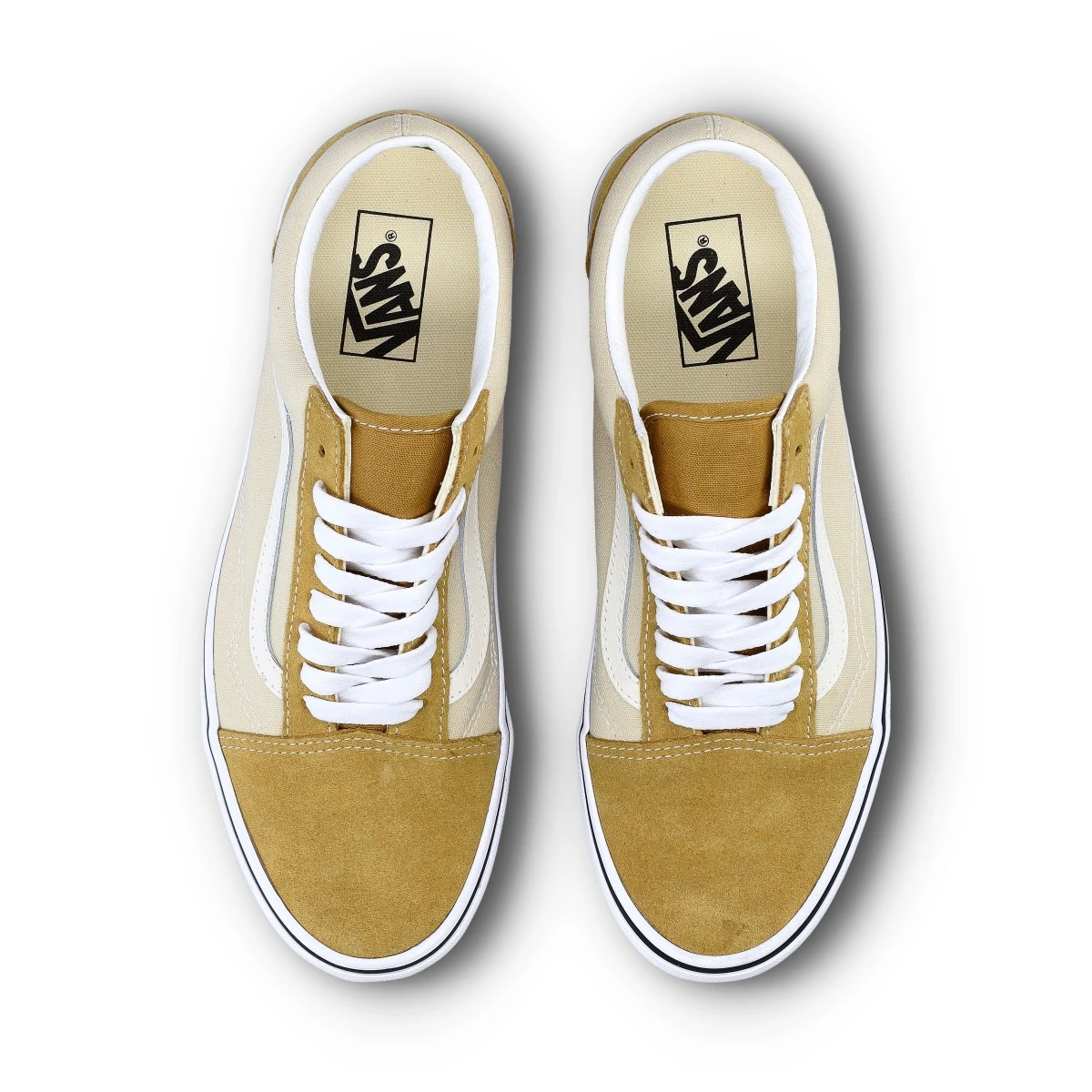 Sneaker Vans Old Skool Canvas Suede Cream Futbol Emotion