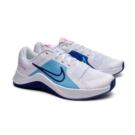 Trainers Nike Mc Trainer 2 White Deep Royal Blue Aquarius Blue