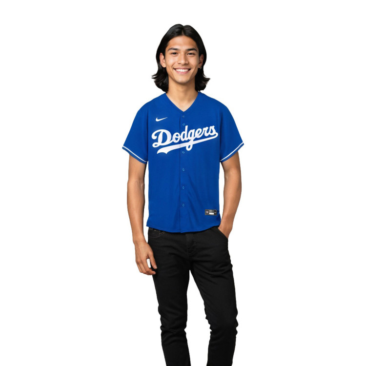 T-Shirt Nike MLB Game Jersey Los Angeles Dodgers White