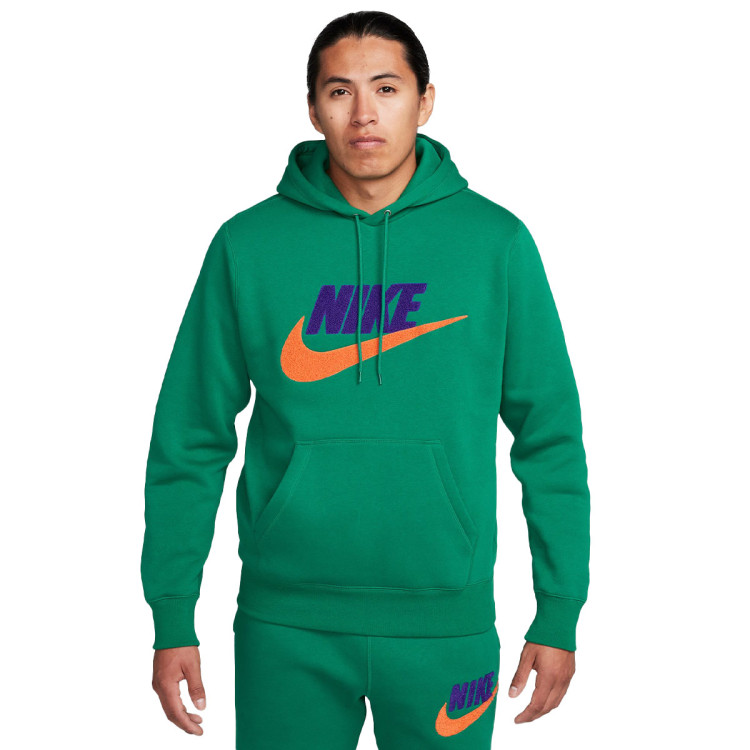 Felpa Nike Club Futura Dusty Cactus Lightening Sail Team Orange Futbol Emotion
