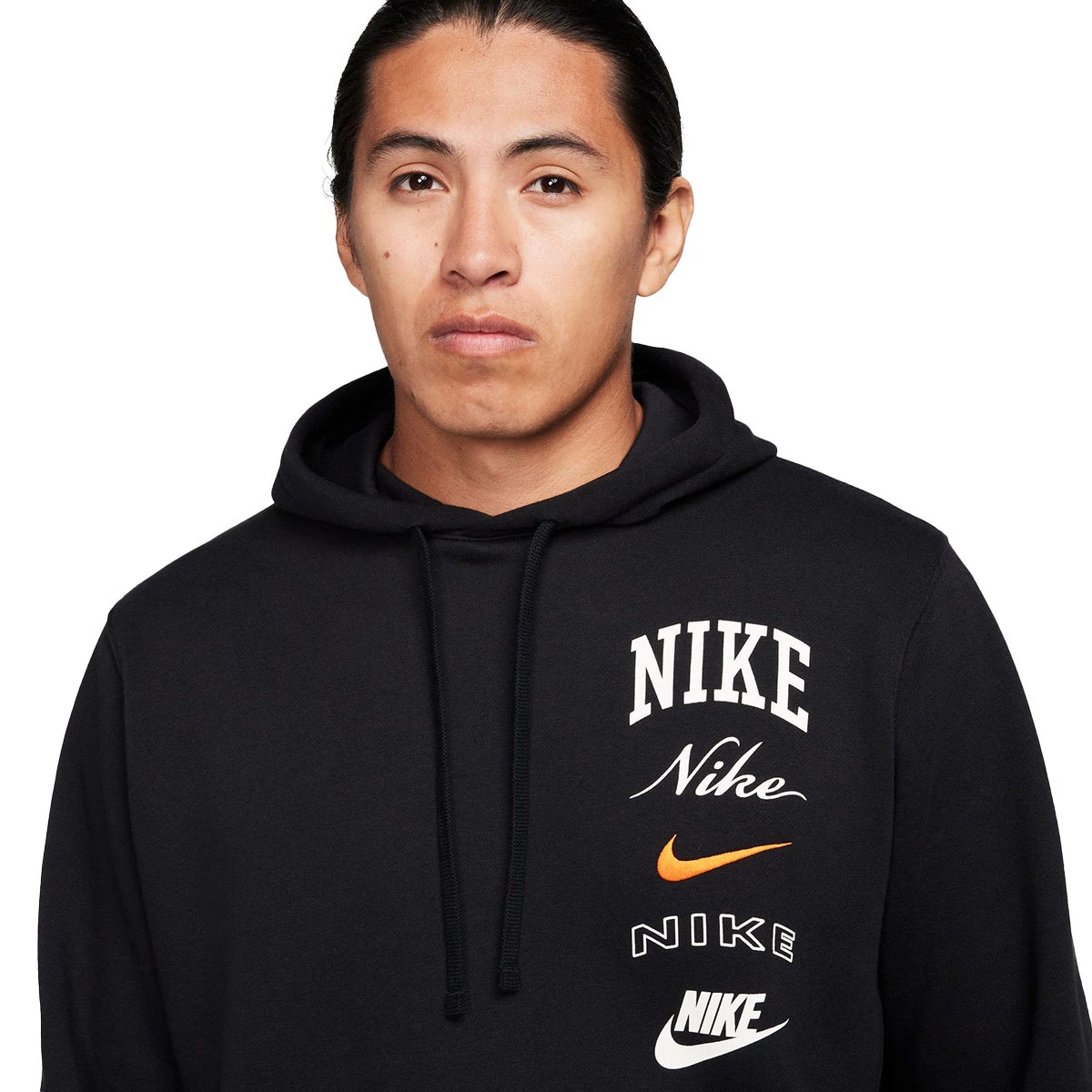 Sudadera Nike Club Logos Dk Grey Heather Futbol Emotion
