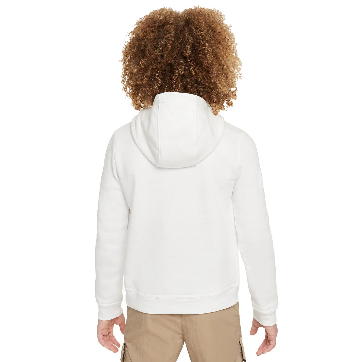 Sweatshirt Nike Kids Air Fleece White Futbol Emotion