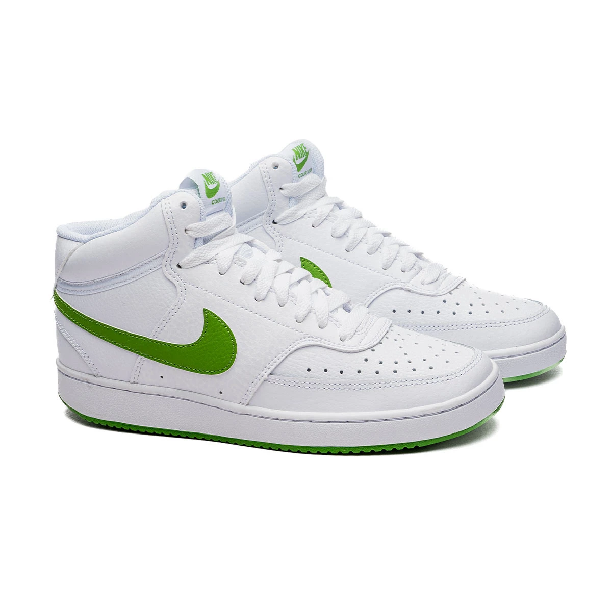 Baskets Nike Femme Court Vision White Cholorophyll Futbol Emotion