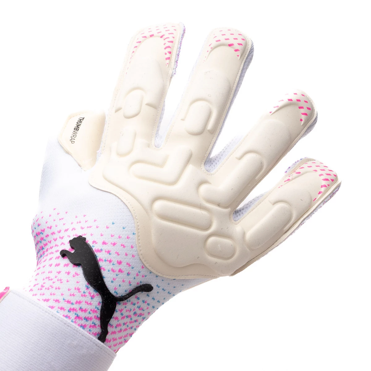 Gloves Puma Future Pro Hybrid White Poison Pink Black F tbol Emotion