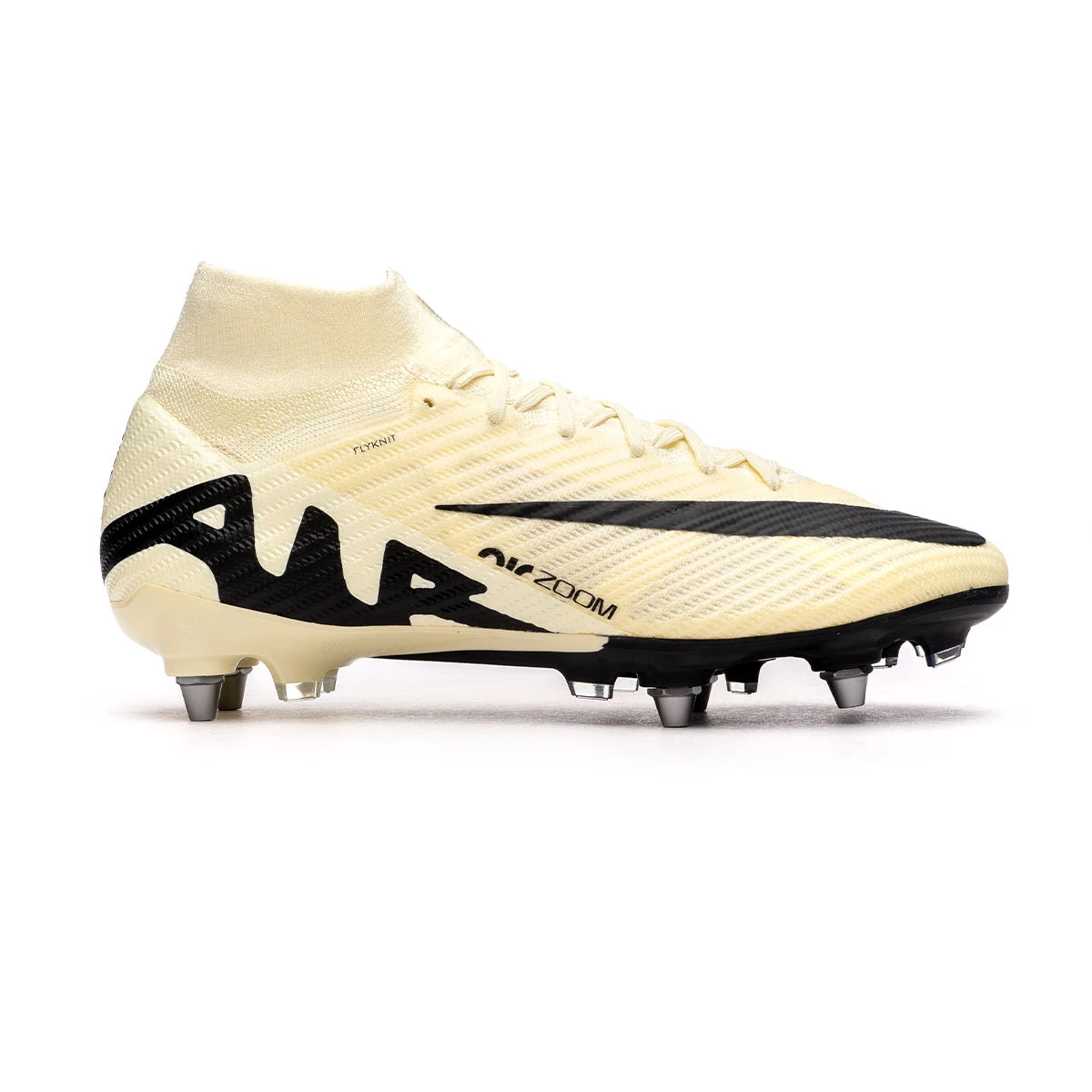 Football Boots Nike Air Zoom Mercurial Superfly 9 Elite SG Pro Lemonade Black Futbol Emotion