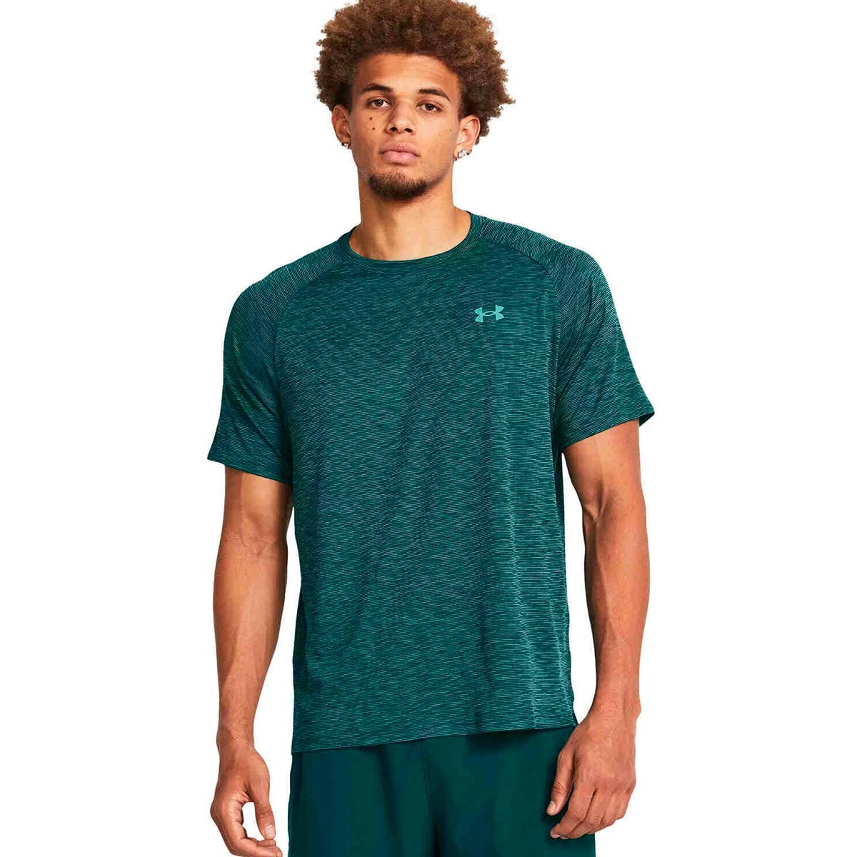 Maglia Under Armour Tech Textured Hydro Teal Futbol Emotion