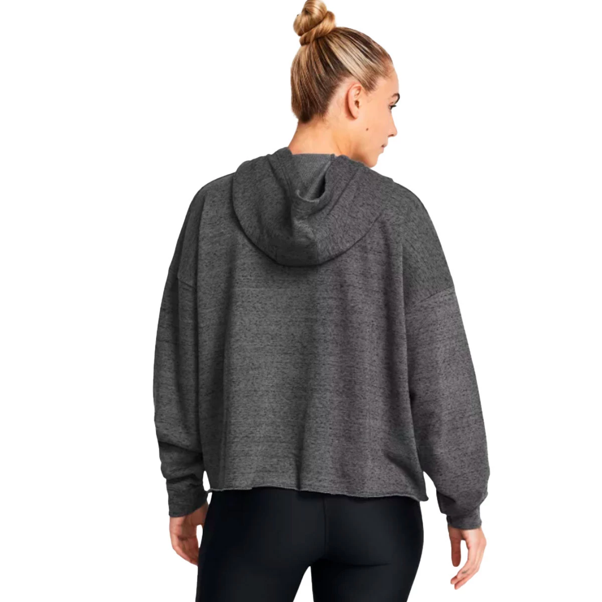 Sweatshirt Under Armour Rival Terry Mulher Castlerock Full Heather - Fútbol  Emotion